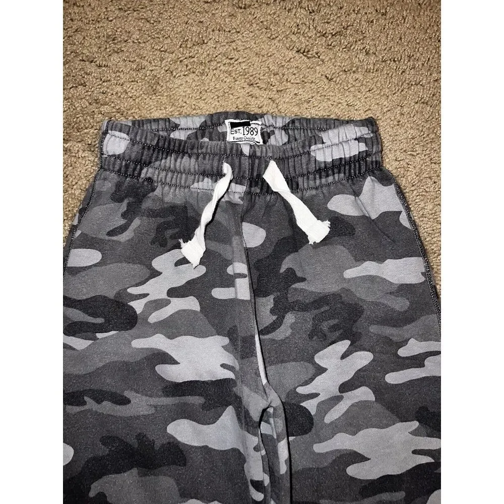 TCH The‎ Children's Place Camouflage Camo Boys Sweatpants Wide Leg Y2K Sz 7/8